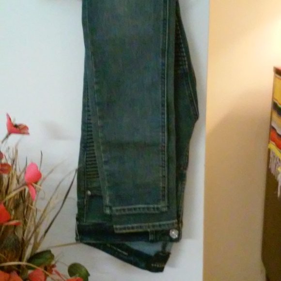 "LIKE NEW" MEN'S PACSUN ACTIVE STRETCH DISTRESSED STACKED SKINNY - Picture 2 of 6